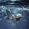 Kaedehara Kazuha Falling In Water Scene Live Wallpaper