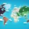 Pixel World Map Live Wallpaper