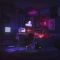 Retro Purple Room Live Wallpaper