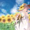 Anime Girl (Summer) With Sunflowers Live Wallpaper