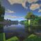 Beautiful Lake In Minecraft Live Wallpaper