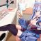 Anime Girl At Gaming Corner Desk Live Wallpaper