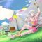 Anime Girl In Romantic Camping Live Wallpaper
