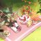 Furry Cat Family Go Camping Live Wallpaper