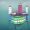 Peaceful Monastery Island Townscaper Live Wallpaper