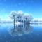 Winter Lake Landscape With Snow Live Wallpaper