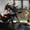 Anime Girl Playing Guitar Beside The Window Live Wallpaper
