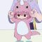 Anime Baby With Dinosaur Cloth Live Wallpaper