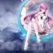 Boomstar – Pink Anime Girl On The Moon Live Wallpaper