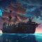 Pirate Ship-Peaceful Night Live Wallpaper
