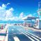Anime Seaside View Live Wallpaper