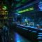 Cyberpunk Space Lofi Coffee Shop Live Wallpaper