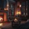 Rainy Evening By The Fireplace Live Wallpaper